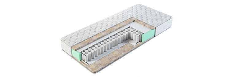 matelas ressorts découpe schéma maison de la literie